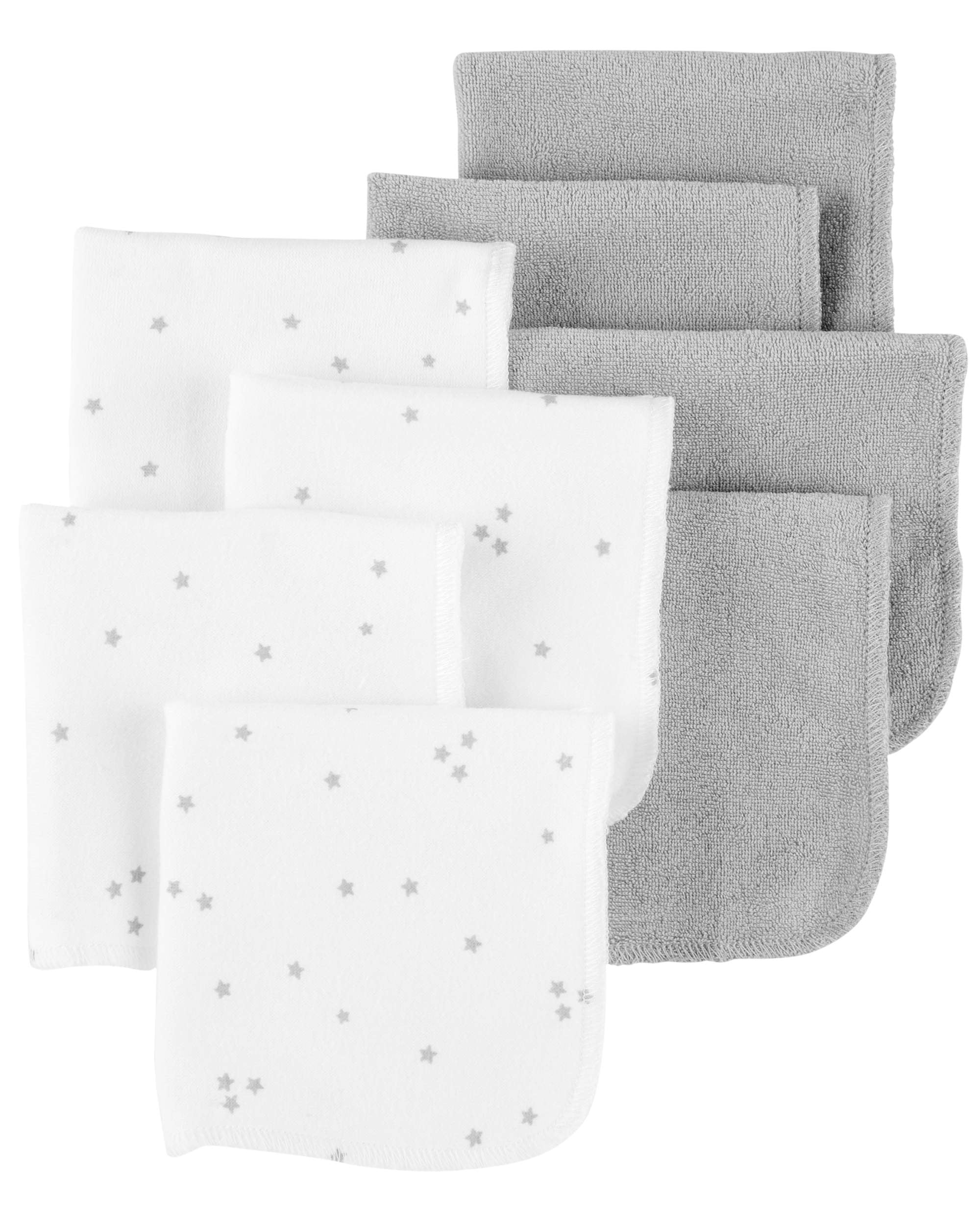 Washcloths, 8pack (Baby Boys or Baby Girls Unisex)