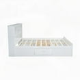thumbnail image 6 of White King Size Wood Platform Bed with Ample Storage & USB Charging, 6 of 16