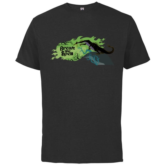 Disney Villains Sleeping Beauty Maleficent Break the Spell - Short Sleeve Cotton T-Shirt for Adults - Customized-Black