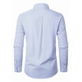 thumbnail image 2 of sogami Men's Plaid Shirt Casual Long Sleeve Button Down Shirt Regular Fit, 2 of 8