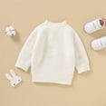 thumbnail image 6 of KAUOD Baby Boys Girls Easter Knit Sweater Cute Bunny Crewneck Pullover Sweater Long Sleeve Sweatshirt Fall Clothes, 6 of 9