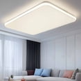 thumbnail image 2 of Cream Fluorescent Light Covers, Modern Pure Beige Magnetic Light Covers for Ceiling Lights, Fluorescent Ceiling Shade Filters for Classroom Bedroom Office 4x2Ft x 3PCS, 2 of 8