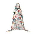 thumbnail image 7 of Honeii Barbecue Print Poncho Cape, Cloak Coat, Snuggly Hooded Wearable Blanket, Hooded Cape For Teenagers,Halloween Costumes-Large, 7 of 7