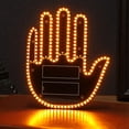 thumbnail image 2 of Shisuyan Car Finger Light Hand Gesture Light For Car Window Light Up Sign Gesture Turn Signal, 2 of 9