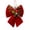 Red, variant on Christmas Decorations - Christmas Bows - Large Red Velvet Christmas Tree Topper - Burgundy Ribbon Gift Bows - Xmas Decor for Indoor Outdoor Home Wreaths Mantle Front Door Wedding
