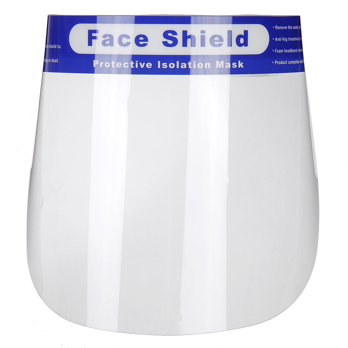 Detachable Transparent Protection Mask Splash-Proof Face Cover Shield Happy 