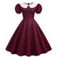 thumbnail image 1 of WILLBEST Vestidos Floreados para Mujer, Vestido de Fiesta Informal con Estampado de Lunares, Manga Corta, Años 50, para Noche, Fiesta y Graduación Chica, 1 of 3