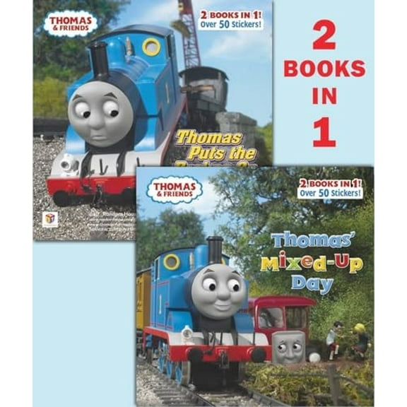 Pre-Owned Thomas' Mixed-Up Day/Thomas Puts the Brakes on (Thomas & Friends) (Paperback) 0375859195 9780375859199