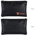 thumbnail image 2 of Document Bag Briefcase Fire-Resistant Waterproof Fireproof Zipper A4 Portable for Home Office Use Passport Money, 2 of 3