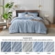 thumbnail image 4 of Juego de edredón Bedsure Queen, azul claro, suave para todas las estaciones, 4 of 9