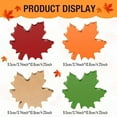 thumbnail image 4 of Autumn Themed Maple Leaf Fourpc Set, 4 Pieces Fall Tray Decor Fall Maple Table Wooden Sign Thanksgiving Maple Leaves Table Decoration for Staining Home Desk, 4 Pcs Maple Leaf Ornaments, 4 of 8