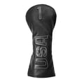 thumbnail image 2 of PU Golf Wood Headcovers Driver 1 3 x Fairway Woods Protector Waterproof Black White 1 Sunnimix Funda para palos de golf, 2 of 8