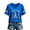 Blue, variant on Womens Short Sleeve Shirts V Neck Lake T Shirts Ontario Graphic Tees for Women Maple Leaf Sleeve Print Retro Summer Tops
