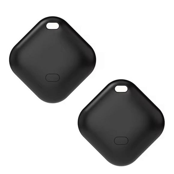 Key finder works with wallet tracker Apple (iOS only iOS), Bluetooth baggage trackers and switches, bags, exchange batteries - 2 packs -black