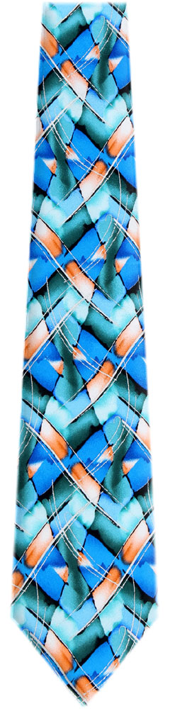 Jerry Garcia Men's Christmas Theme Designer Tie - Printed Jacquard, 58 Inches