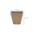 thumbnail image 2 of HOMEMAXS Biodegradable Nursery Pots for Gardening Assorted Color Recycled Paper Plant Pot 4 Inch, 2 of 7