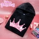 thumbnail image 2 of Manta con capucha Disney Minnie y Mickey negro/rosa para mujer, 2 of 7