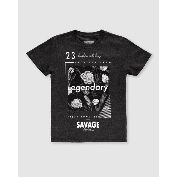 BOY'S RECKLESS CREW GRAPHIC TEE-FINAL SALE
