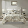 thumbnail image 2 of Madison Park Beacon 7 Piece Textured Cotton Blend Comforter Set in Gray, 2 of 2