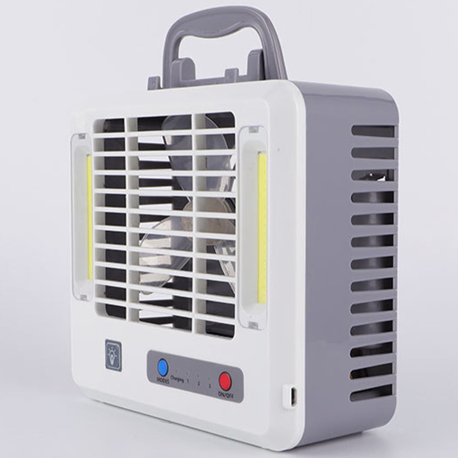 Fans That Blow Cold Air, Portable Air Conditioner, Free Standing Cooling Ac Unit with Fan, 3 Speed, USB Rechargeable Air Circulator Fan, Cooling Fans for Bedroom/Dorms/Indoor Rooms