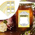 thumbnail image 4 of Pure Natural Honey Jar and Bottles Labels 2 x 3 Inch Honey Bee Bottling Label - Farm Kitchen Name Home Business Round Mason Jar Labels for Quart Jars and Bears 60 Pcs (Rectangle), 4 of 6