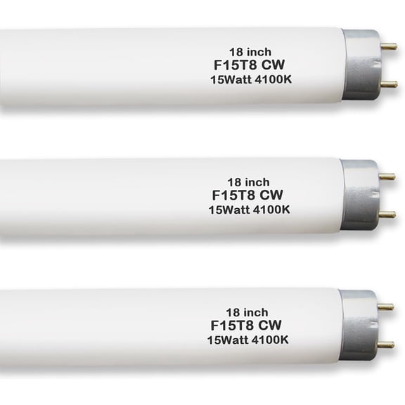 F15T8-CW 15 Watt Cool White,18" T8 RV Fluorescent Linear Tube Lamp,Replacement Bulb for Alto ECO Staco Light Fixture,G13 Bi-Pin Base,4100K (3PACK)