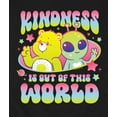 thumbnail image 3 of Care Bears - Kindness Out Of This World Funshine Bear And Space Alien - Men's Crew Fleece Sweatshirt, 3 of 5
