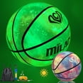 thumbnail image 1 of Baloncesto MILACHIC que brilla en la oscuridad, tamaño 7, para interiores y exteriores, 1 of 6