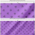 thumbnail image 2 of Soimoi Purple Cotton Poplin Fabric Skull Skull Print Fabric by Yard 42 Inch Wide, 2 of 7