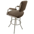 thumbnail image 2 of Swivel Extra Tall Metal Bar Stool 34" - M-110 - Checkered - Beige, 2 of 3