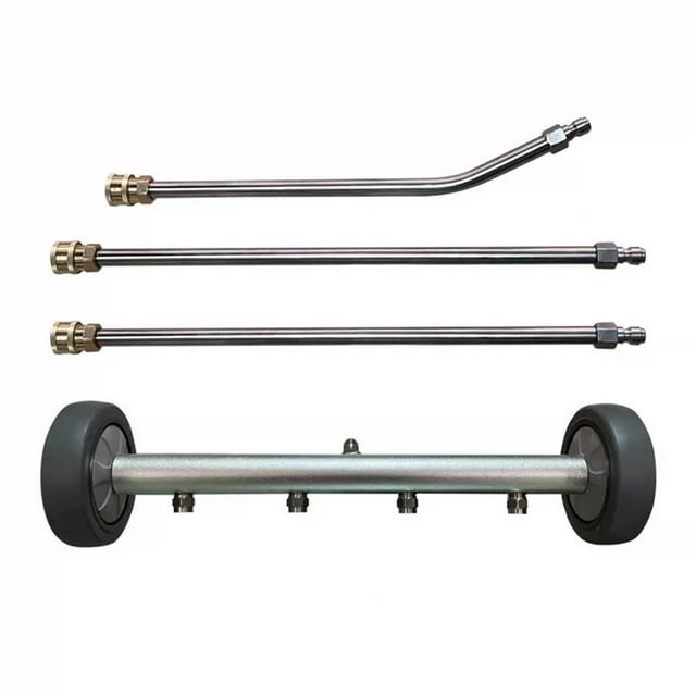 Mistaha High Pressure Undercarriage Cleaner with Stainless Steel Nozzles - Efficient Vehicle Cleaning Tool - Dark Grey Color - Easy Setup - Includes Extension Wands