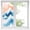 Lake Blue, variant on Reusable Static Cling Window Tints, Orange Navy Blue Ombre Window Privacy Film Frosted, Abstract Beach Waves Gradient Heat Control Windows Films for Offices, Balcony, 29.5 x 118 Inches