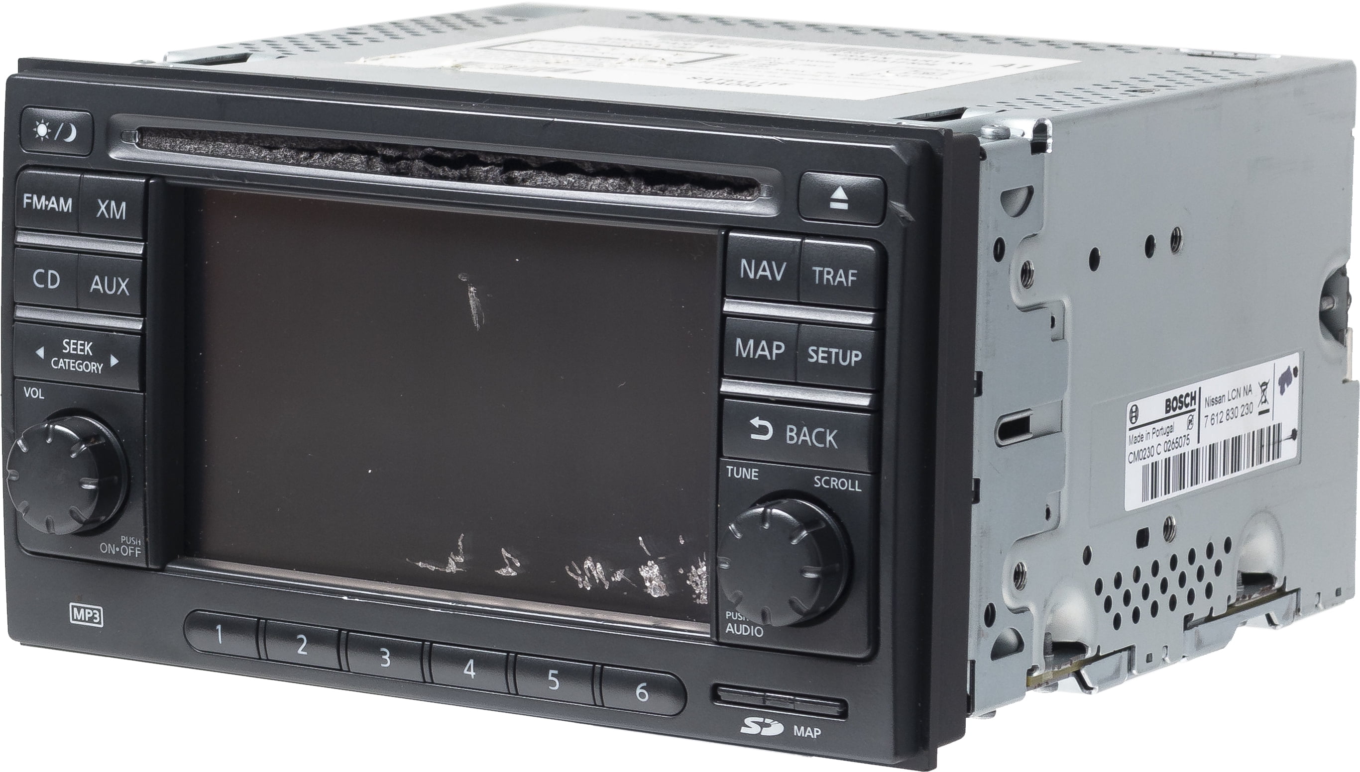 Restored 2012-14 Nissan Cube AM FM Radio CD Navigation 5" Display Model Number 259151FS0E (Refurbished)