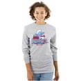 thumbnail image 3 of Massachusetts MA Accent Funny Smurfs Long Sleeve TShirt Men Women Brisco Brands S, 3 of 6