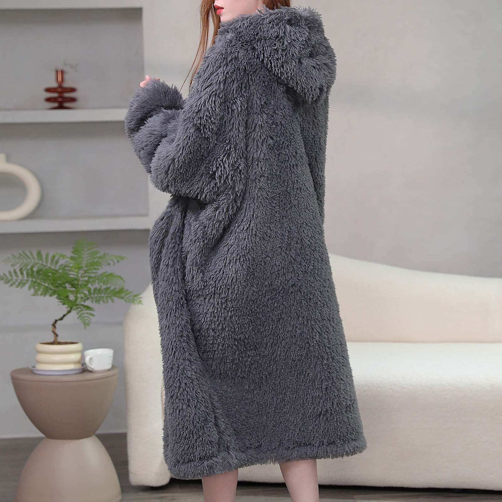 Miqool Wearable Blanket Hoodie for Adults Women Men Kids Hooded Blanket Oversized Blanket Sweatshirt Winter Warm Light Weight Robe