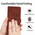 thumbnail image 5 of Nalacover for Samsung Galaxy A53 5G Flip Wallet Case,Luxury Love Heart Embossed PU Leather Shockproof Soft TPU Protective Folio Kickstand Card Slots Cover with Wrist Strap for Women Men,Brown, 5 of 7