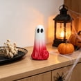 thumbnail image 5 of Miwamany Gradient Color Resin Ghost Figurine, Cute Spooky Halloween Tabletop Statue, Waterproof Durable Mini Ornament for Mantel Shelf Desk Party Fall Festival Home Layout, 5 of 6