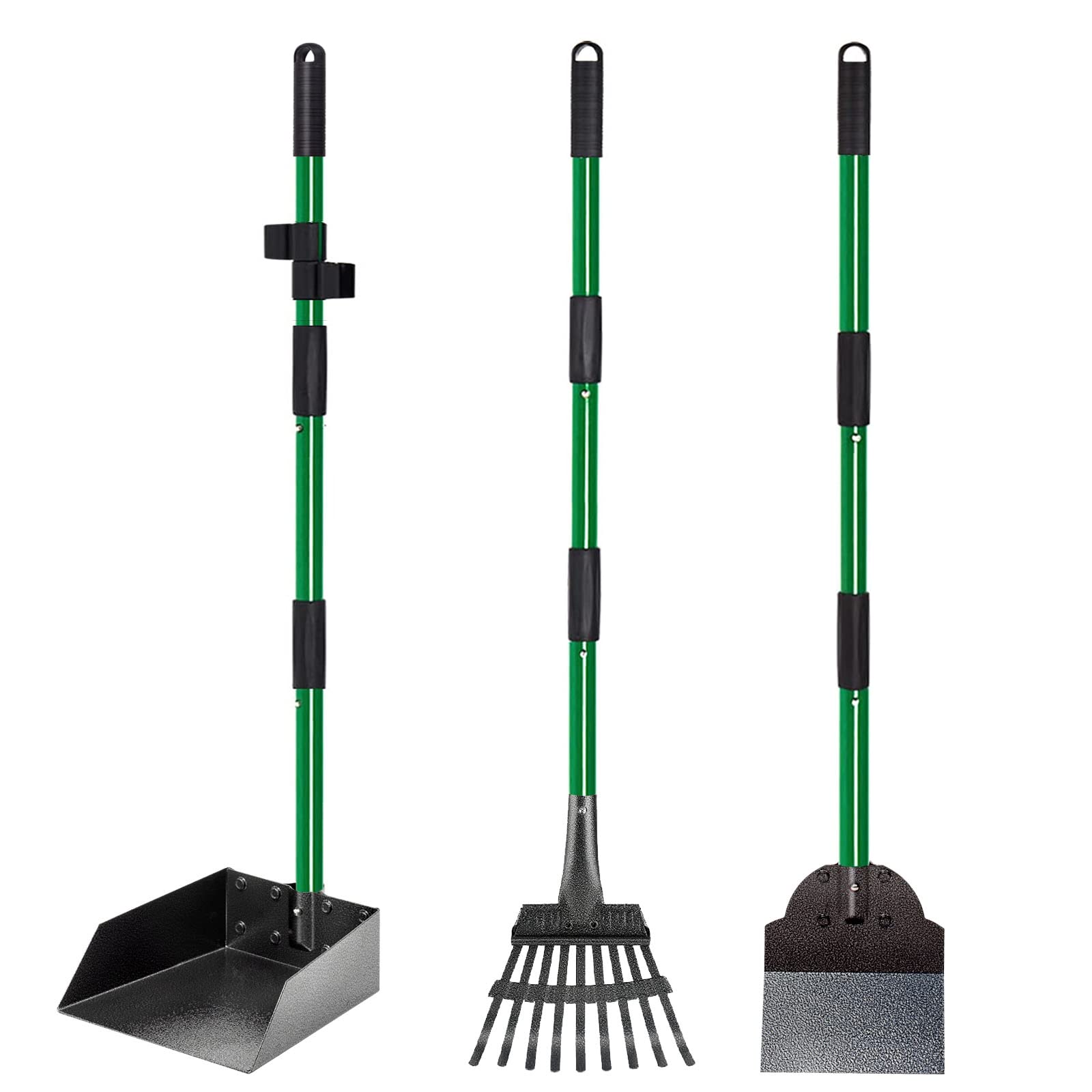 CJYMMFAN Dog Pooper Scooper for Large Medium Small Dogs, Adjustable