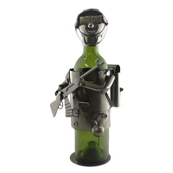 Three Star Import & Export ZB1260 Wine Bottle Holder, Soldier