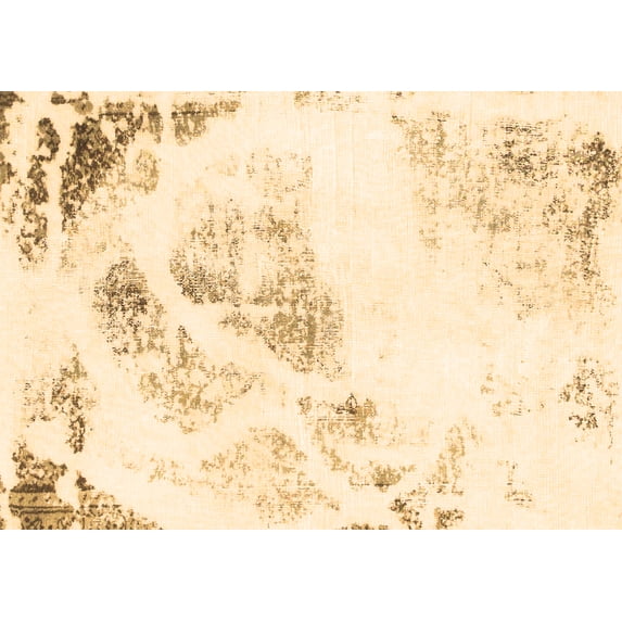Ahgly Company Indoor Rectangle Abstract Brown Modern Area Rugs, 7' x 9'