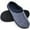 Blue, variant on LORDFON Mens House Slipper Memory Foam Warm Winter Indoor Slippers for Men with Non Slip Sole