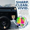 thumbnail image 2 of (2 Pack) Good Vibes Only Tie Dye Stickers - Positive Vibes - 5 Inches On Longest Side - Premium Vinyl - for Cars, Trucks, Skateboards, Laptops - Made in USA - BMCS1092, 2 of 7
