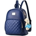 thumbnail image 3 of Leather Backpack Purse Satchel School Bags Casual Travel Daypacks for Womens, 3 of 9