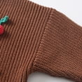 thumbnail image 5 of Gubotare Sweater for Toddlers Boys Toddler Sweater Boys Sweaters Crewneck Sweater Long Sleeve Sweaters Size 4T 5T (Coffee,4-5 Years), 5 of 9