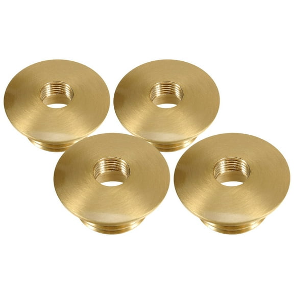 ELAYARD Set of 4 Golden Metal Lampshade Screw Threads and Secure Lighting Fixtures