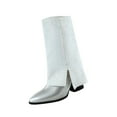 thumbnail image 2 of LSLJS Women's High-Heels Knee High Boots, Current Season Winter Women's Boots Sequined Pointed Toe Chunky High-heeled Mid-boots, Women's Knee-High Boots, 2 of 4