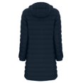 thumbnail image 3 of Women's Cutter & Buck Navy Denver Broncos Mission Ridge Repreve Eco Insulated Full-Zip Hoodie Long Puffer Jacket, 3 of 3