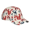 thumbnail image 3 of Balery Baseball Cap Adjustable Size for Running Workouts and Outdoor Activities All Seasons Dad Hat(Roosters), 3 of 8