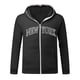 thumbnail image 3 of Gibobby Sudadera ligera hombre con cierre Sudadera con Capucha y Cremallera Lifestyle para Hombre(Negro,M), 3 of 5