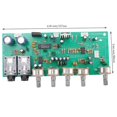 thumbnail image 4 of Digital Microphone Amplifier Tone Board PT2399 Karaoke Reverb Preamplifier Board Dual AC12-15V, 4 of 5